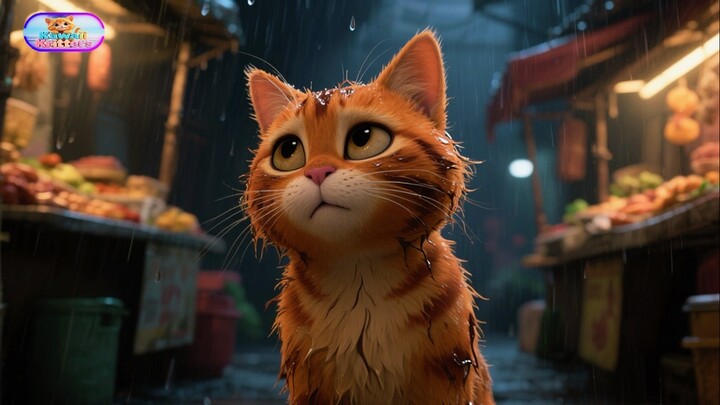 Kucing orange pasar yang suka menolong