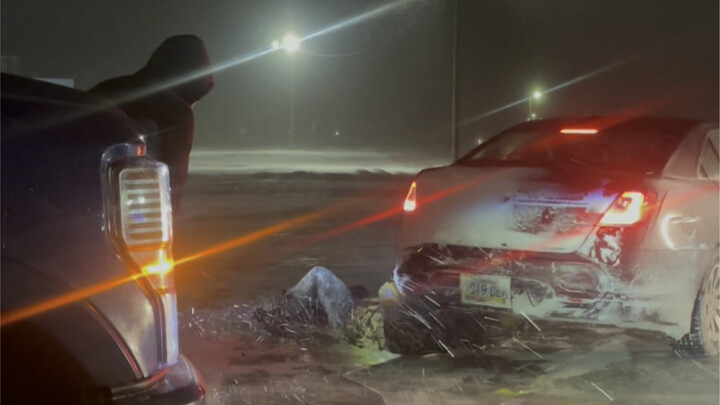 Another mother and daughter were rescued in the blizzard—this storm is seriously intense!