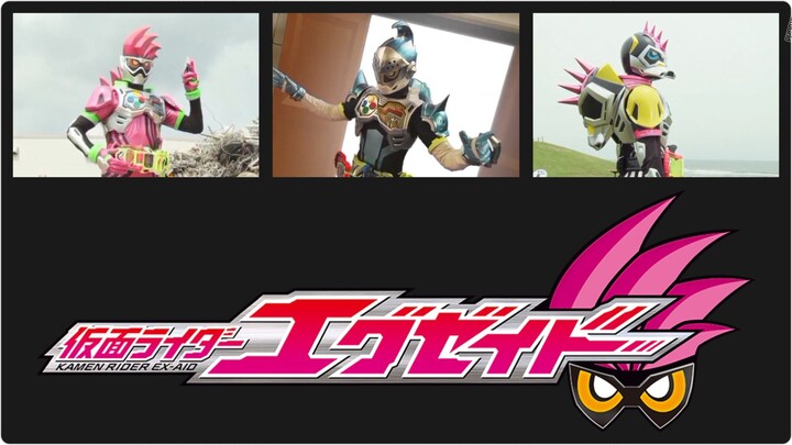 Kamen Rider Ex-Aid All Rider Henshin and All Rider Form