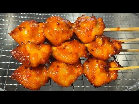 ตูดไก่ย่าง สูตรทำขาย ไก่ย่างแดง สูตรนี้อร่อยมากลงตัว ตำส้มตำไว้รอได้เลย ใครชอบทานมาทางนี้