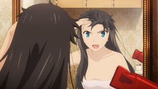 Tohsaka Rin baru saja meniup rambutnya! ! ! !