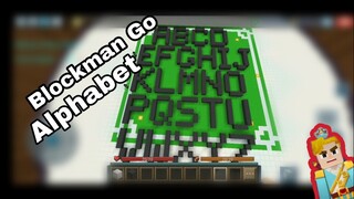 Blockman Go - How to build letters (Blocks Alphabet Tutorial)