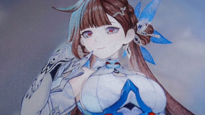 This 2,000-year-old intangible cultural heritage of Suzhou embroidery brings the anime/manga world t