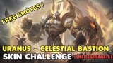 MLBB Uranus | Uranus - Celestial Bastion Skin Challenge -  MLBB