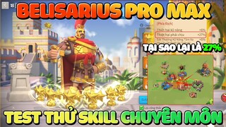 Max Belisarius P & Xếp 3 Đạo Kỵ Mạnh Nhất Cho King #3085 - Bộ Skill Của Beli Hoạt Động Như Thế Nào