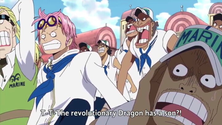 They are really shocked when they know that Luffy's Dad is Monkey D. Dragon 😲😲😲