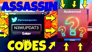 Roblox Assassin All New Codes! 2020 August