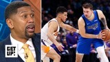 GET UP | Jalen Rose reacts to Phoenix Suns ruthlessly attack Luka Doncic, blow Mavericks out in 4th