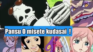 Ketika Brook ingin melihat nganu| One Piece