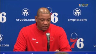 Doc Rivers on tonight: "I just thought they played harder and they were more aggressive"