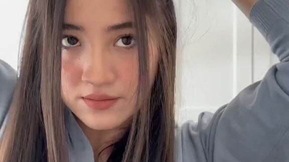 Cute blue ribbon braids 🤍kalook alike ni Julie Ann San Jose ☺️