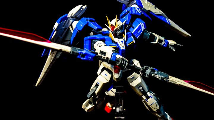 [Unzip] [Assembly process] Bandai RG 18 model OO RAISER 00R Gundam elevator double zero