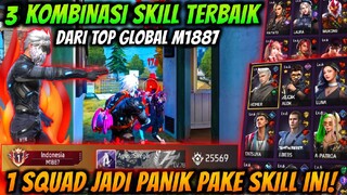 3 KOMBINASI SKILL KARAKTER FREE FIRE TERBAIK DARI TOP GLOBAL WEAPON GLORY #bestofbest