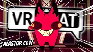 CURSED ALASTOR CAT CAUSES CHAOS IN VRCHAT! | Funny VRChat Moments (ft @VolticGlitch)