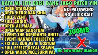 Data ML Lite Full Event Edisi Bang Jago 200Mb Update Patch Yin | ML Lite | ML Lite Patch Terbaru