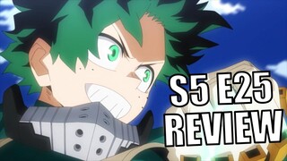 Preparing for War⎮My Hero Academia Season 5 Episode 25 Review