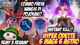 REMI 3 REVAMP GINI CARA MAINNYA ! HYPER ODETTE COMBO MUSUH AUTO RATA ! MAGIC CHESS MOBILE LEGENDS