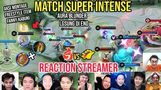 MATCH PAPAN ATAS FANNY KABUKI MONTAGE FREESTYLE - Reaction Streamer AURA VS ONIC GAME 3