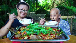 วิธีทำมื้อดึกแห่งยุทธภพ "ปลาย่างราดพริกดอง" รสชาติแซ่บซี๊ด เผ็ดชาสุด ๆ