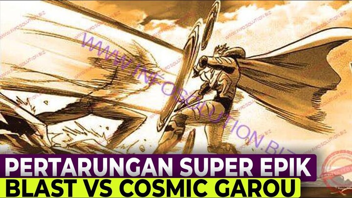 SUPER EPIC!!! PERTARUNGAN BLAST DAN AWAKENED GAROU COSMIC FEAR MODE | #onepunchman CHAPTER 166