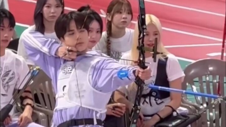 【Kim Young-hoon】Hasil panahan di Olimpiade Fan: 9 9 10 🏹 Ganteng banget!