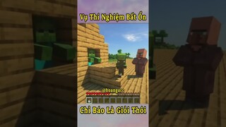 Anh Đen Xì Xì Thực Hiện Thí Nghiệm Bất Ổn Nhất Minecraft 🤣 #shorts