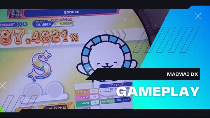 [Maimai DX] snooze - wotaku Expert 10+ rank S (97.4921%)