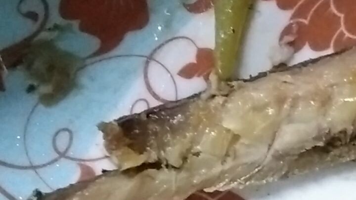 dmo akalain,may uod sa isda na kinakain mo