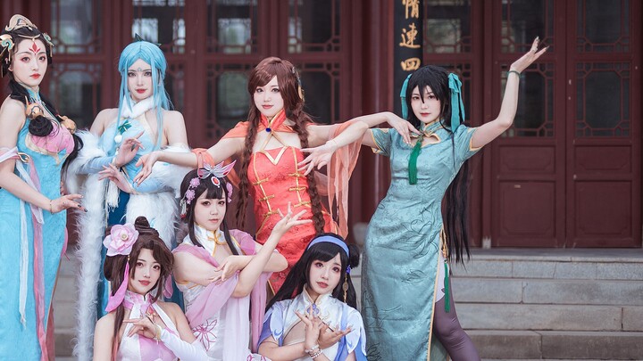 ❀Cheongsam plus high heels, who says gentleness can’t hurt people❀Glory of the King beauty cheongsam