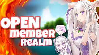 OPEN MEMBER REALM MCPE | BURUAN JOIN | #openmember #realm #mcpe