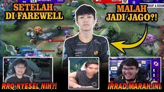 REACTION PARA STREAMER RSG IRRAD VS GEEK "IRRAD MALAH JAGO SETELAH FAREWELL DARI RRQ BENAR KAH"?!