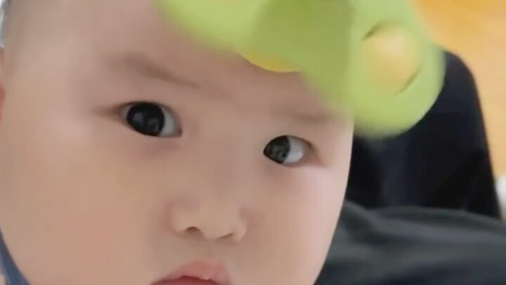 Baby: I’m not crying now—I’ll hold it in ’til midnight.