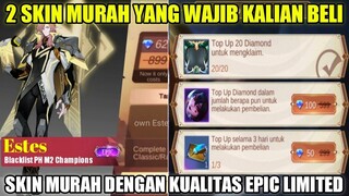 2 SKIN MURAH KUALITAS EPIC LIMITED | CARA BELI SKIN BLACKLIST ESTES DAN SKIN ELITE SELENA MLBB
