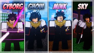 OBTAINING and AWAKENING V3 on Every Single Race in Blox Fruits!