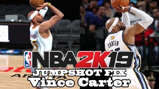 Vince Carte Jumpshot Fix NBA 2k19