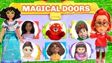 Disney's Encanto Play Magical Doors With Turning Red's Mei | Fun Surprise Videos For Kids