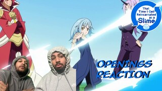THAT TIME I GOT REINCARNATED AS A SLIME OPENINGS REACTION!!!