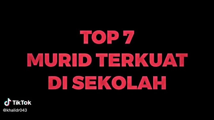 top murid terkuat di sekolah