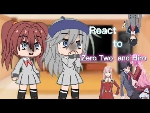 Darling in the Franxx react to Zero Two and Hiro // part 1/2🐧🐧