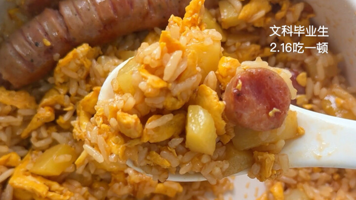 Potato and Egg Fried Rice