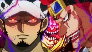 Kid and Trafalgar Law fight vs Big Mom || One Piece Episode 1054 English Sub