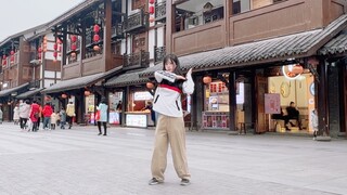 在景区跳popping是什么体验？前方高能！