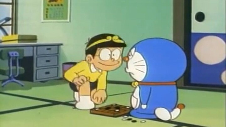 Doraemon: After wearing it, you will not be able to touch the lust of the world. Nobita: Got it~!
