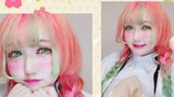 [ Demon Slayer ] Ganlu Temple Mitsuri imitation makeup (real hair)