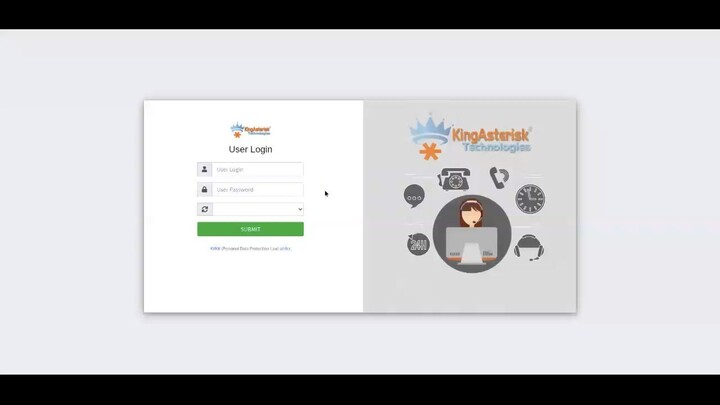 Agent web client Campaign Login