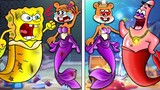 [Animation] Rich Vs Poor Boyfriend Mermaid - Who is the Best? Poor Spongebob Life