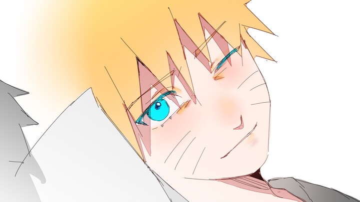 [Sasuke and Naruto handwritten] Thank you for appearing Naruto