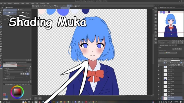 Shading Muka Ala Vtuber - Menjadi Vtuber Dari 0 || Vtuber Zero part 4