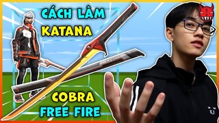 [MINI WORLD] CÁCH LÀM KATANA COBRA FREE FIRE CỰC DỄ CỰC NGẦU