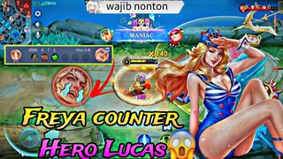 FREYA COUNTER HERO LUCAS 😱😱 AUTO DI BIKIN NANGISSS 👊🏻👊🏻👊🏻